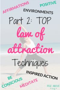 A continuation of the best and most acclaimed Law of Attraction techniques. Also, other helpful resources to helping you achieve the best results.